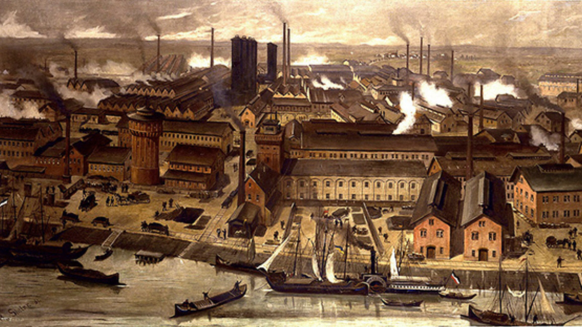 Ludwigshafen: BASF im Jahr 1881